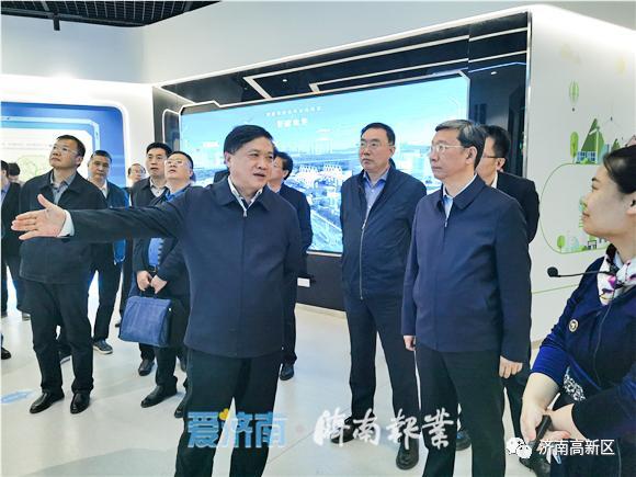 省科技厅来济调研济南创新谷园区建设情况 孙斌陪同